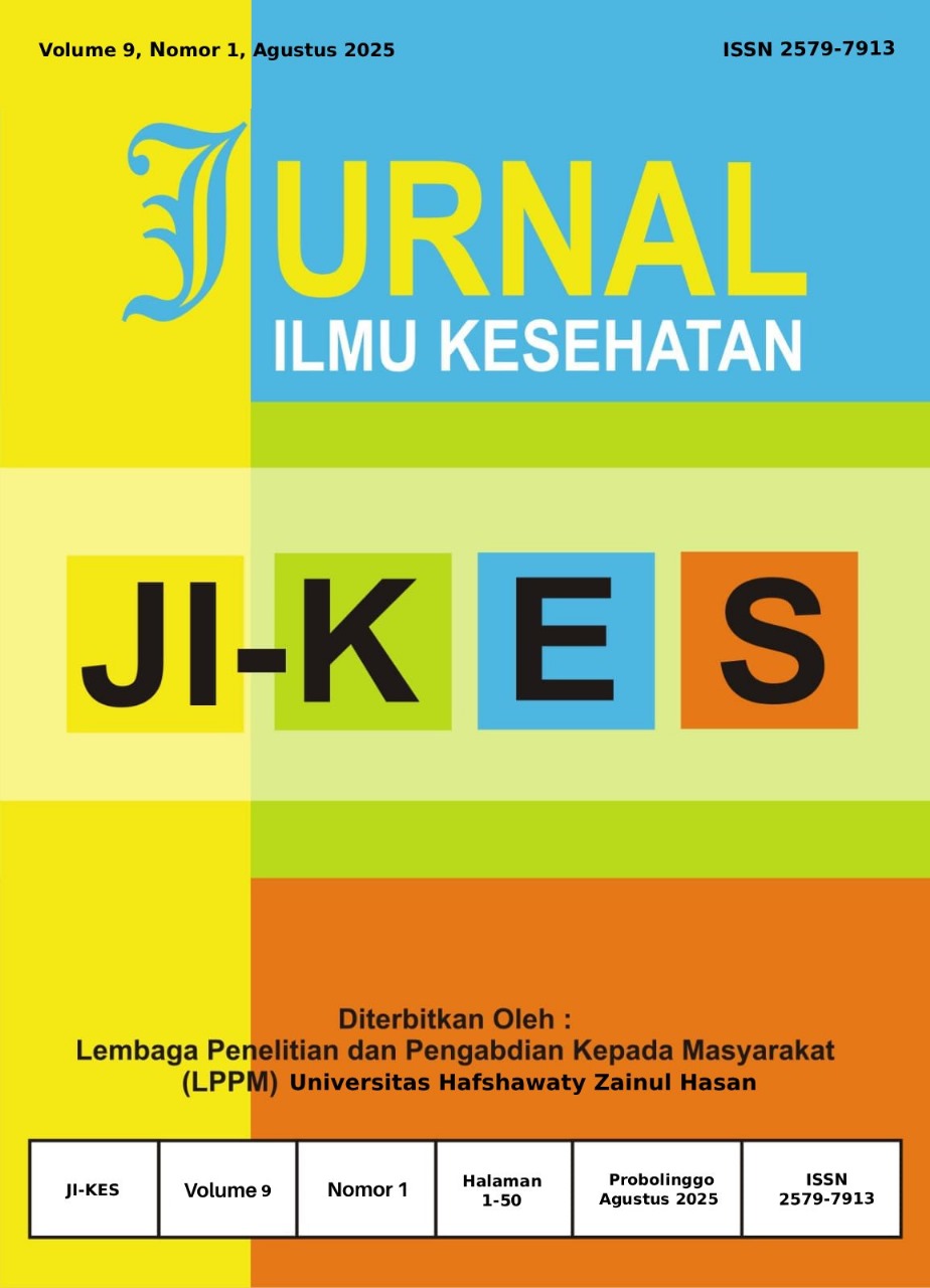 					View Vol. 9 No. 1 (2025): JI-KES (Jurnal Ilmu Kesehatan)
				
